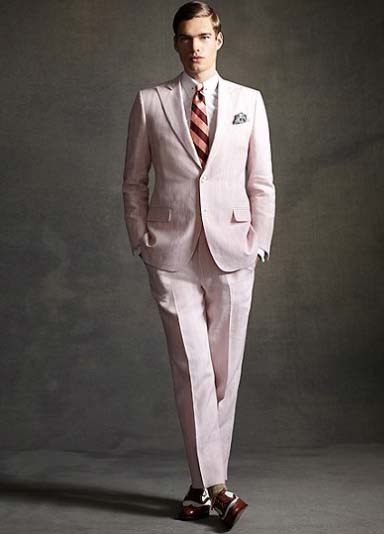 pink suit men s