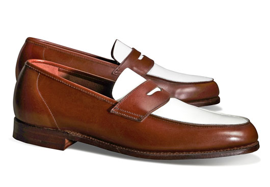 two tone loafers mens