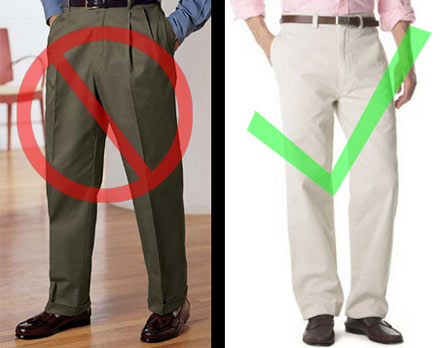 Pleated pants a gross fashion faux-pas: why? - Straight Dope ...